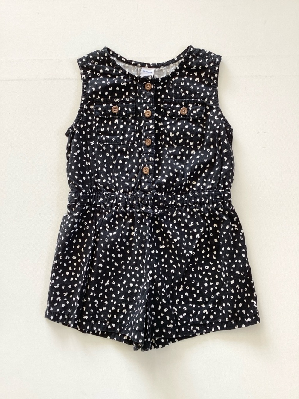 Old Navy Black and White Romper